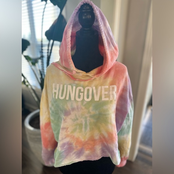 Barstool Sports Tie-Dye Hoodie Unisex Size Large HUNGOVER 🍻🥂 - Picture 3 of 10